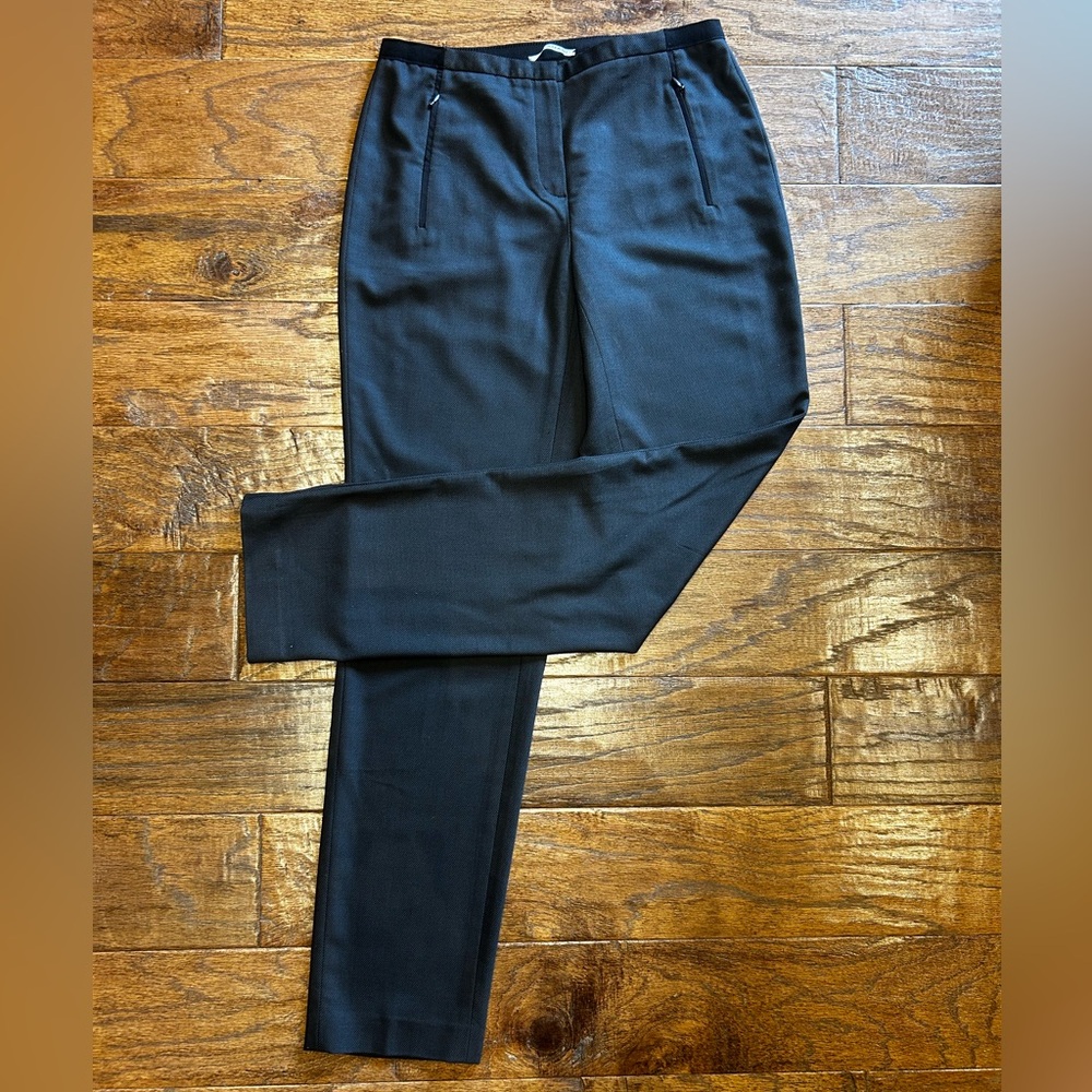 T. TAHARI Women’s Charcoal Slim Fit Trousers